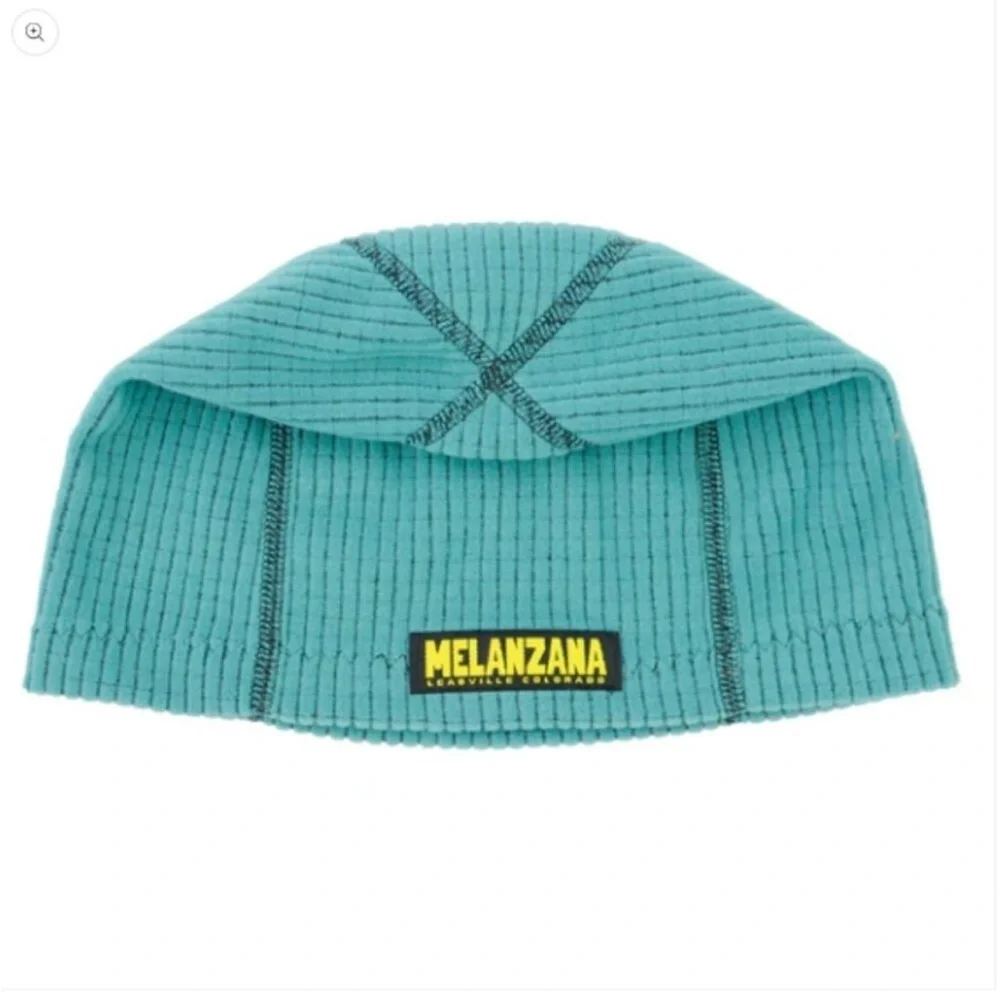 Melanzana Micro Grid Toque Large Turquoise Teal Beanie NWT Melly Hat Microgrid